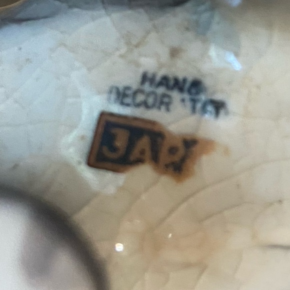 Vintage Black Grey Porcelain ELEPHANT Figurines Set of 2 JAPAN 4 1/2" x4” - Picture 5 of 7